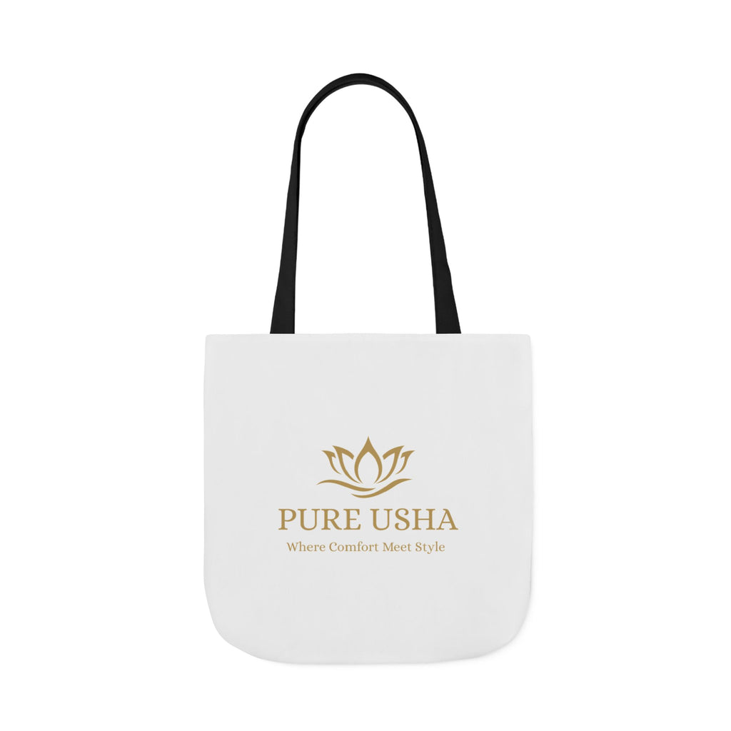 Pure Usha Gold Lotus Canvas Tote