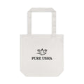 Pure Usha Lotus Cotton Tote Bag — Eco-Friendly Yoga & Wellness Market Tote