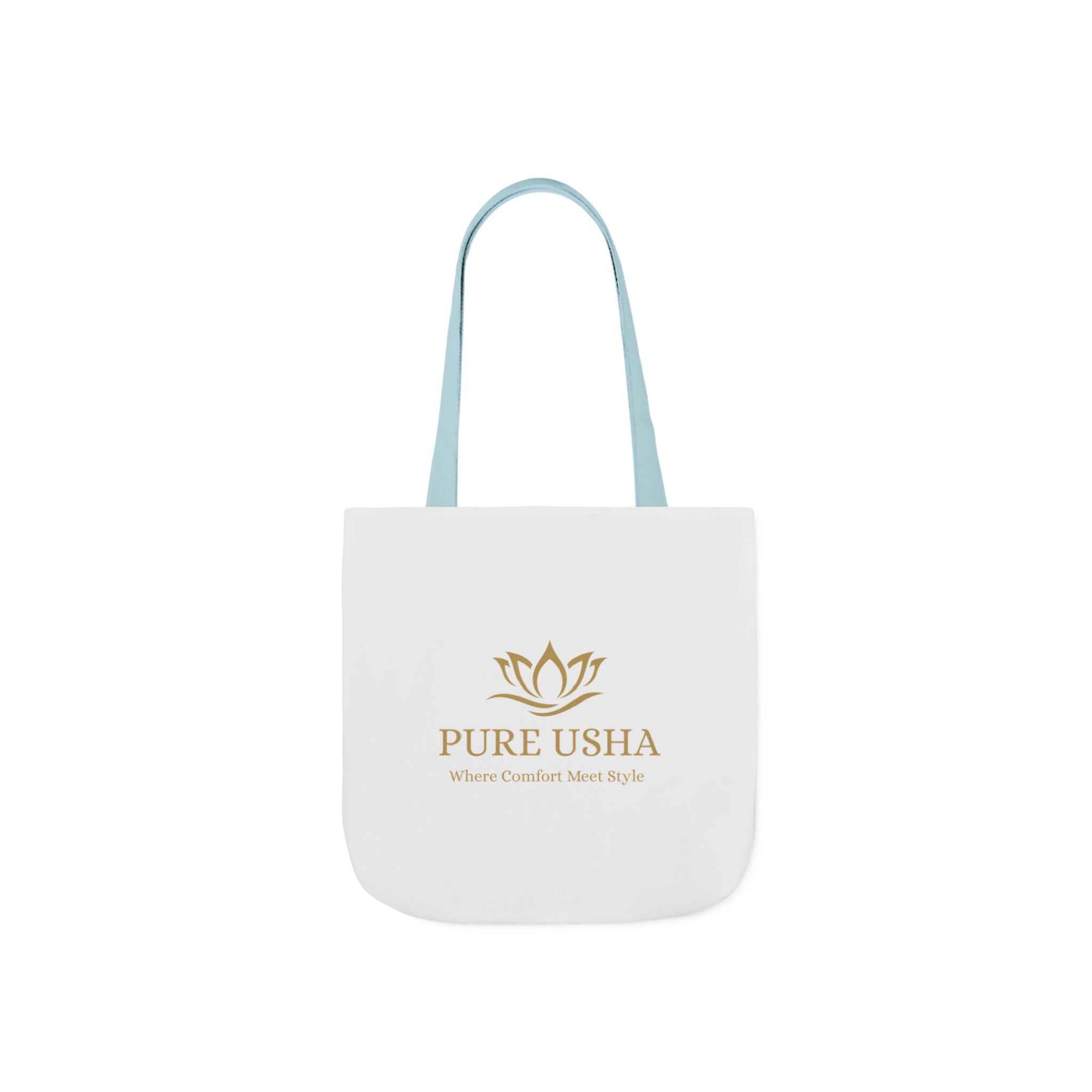 Pure Usha Gold Lotus Canvas Tote
